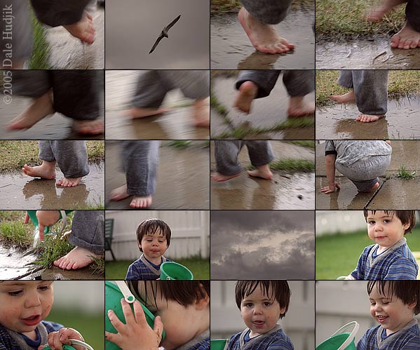 Boy on a Rainy Day