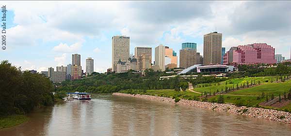 North Saskatchewan River at Edmonton Canada