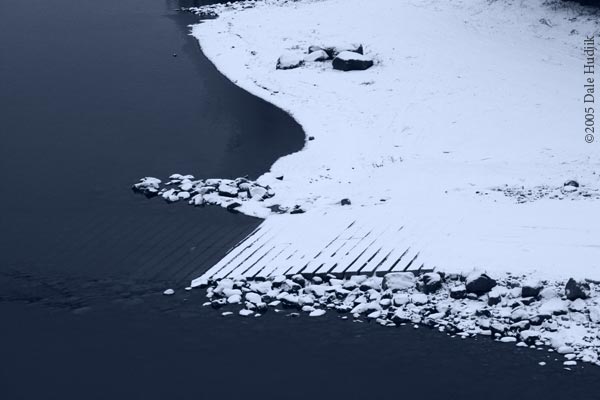 Boat launch under fresh show