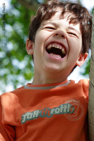 Boys Climbing Trees