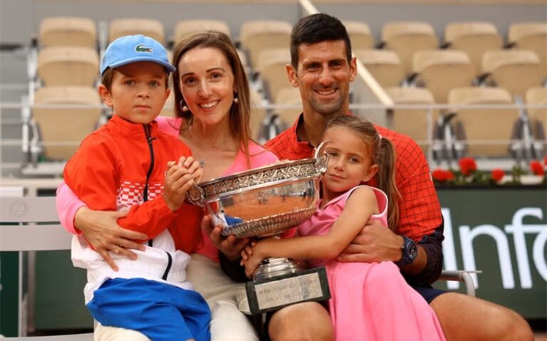 djokovic wife and kids
