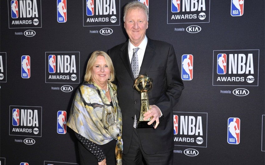 larry bird's wife